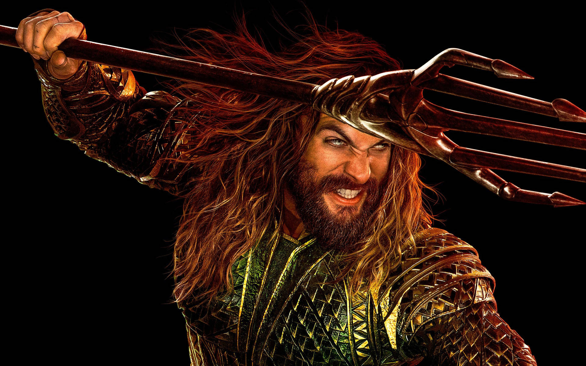 Up Close and Personal with Aquaman Wallpaper