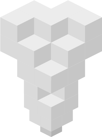 Impossible Cube Illusion PNG