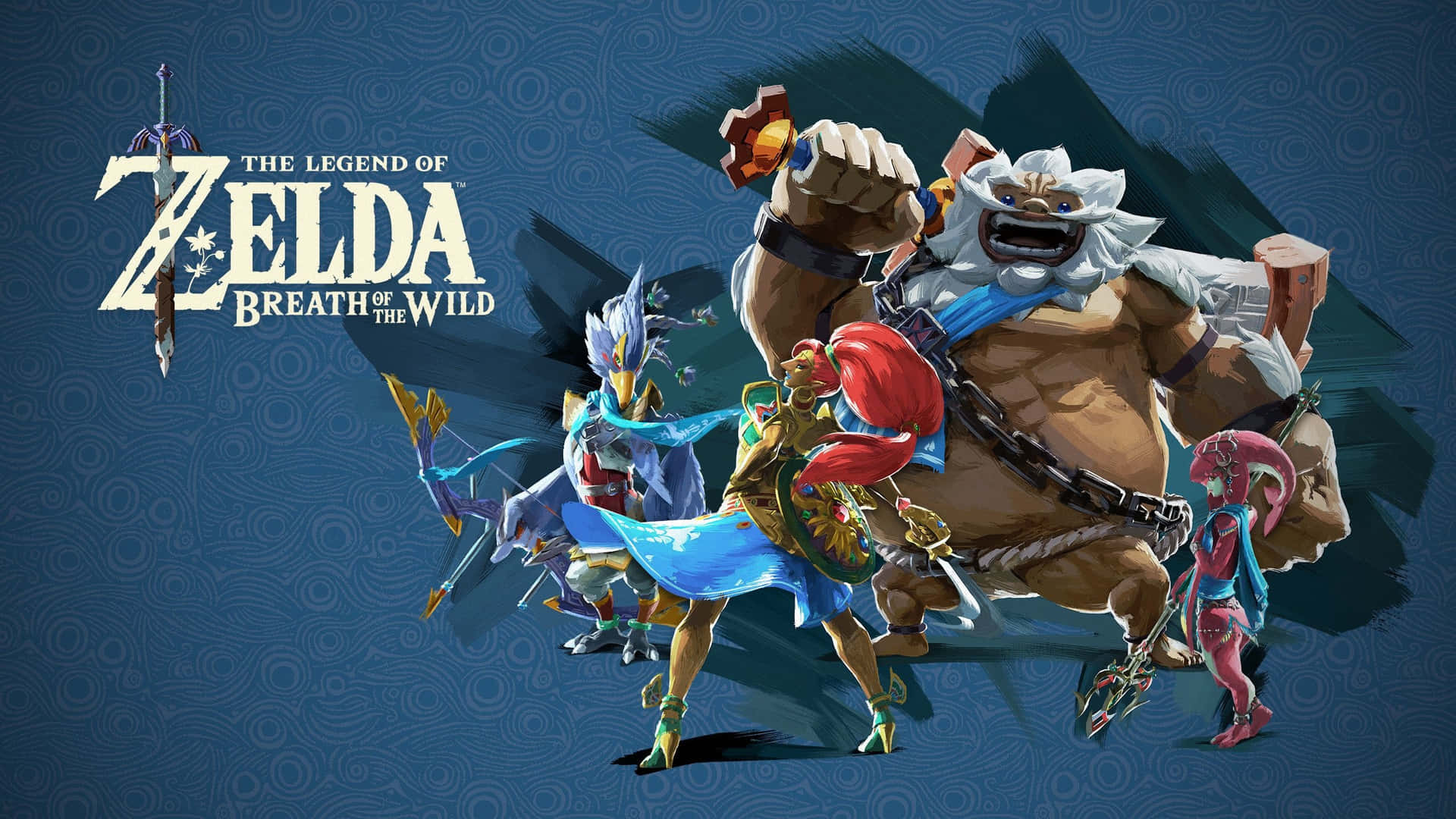 Impresionantepaisaje De The Legend Of Zelda: Breath Of The Wild
