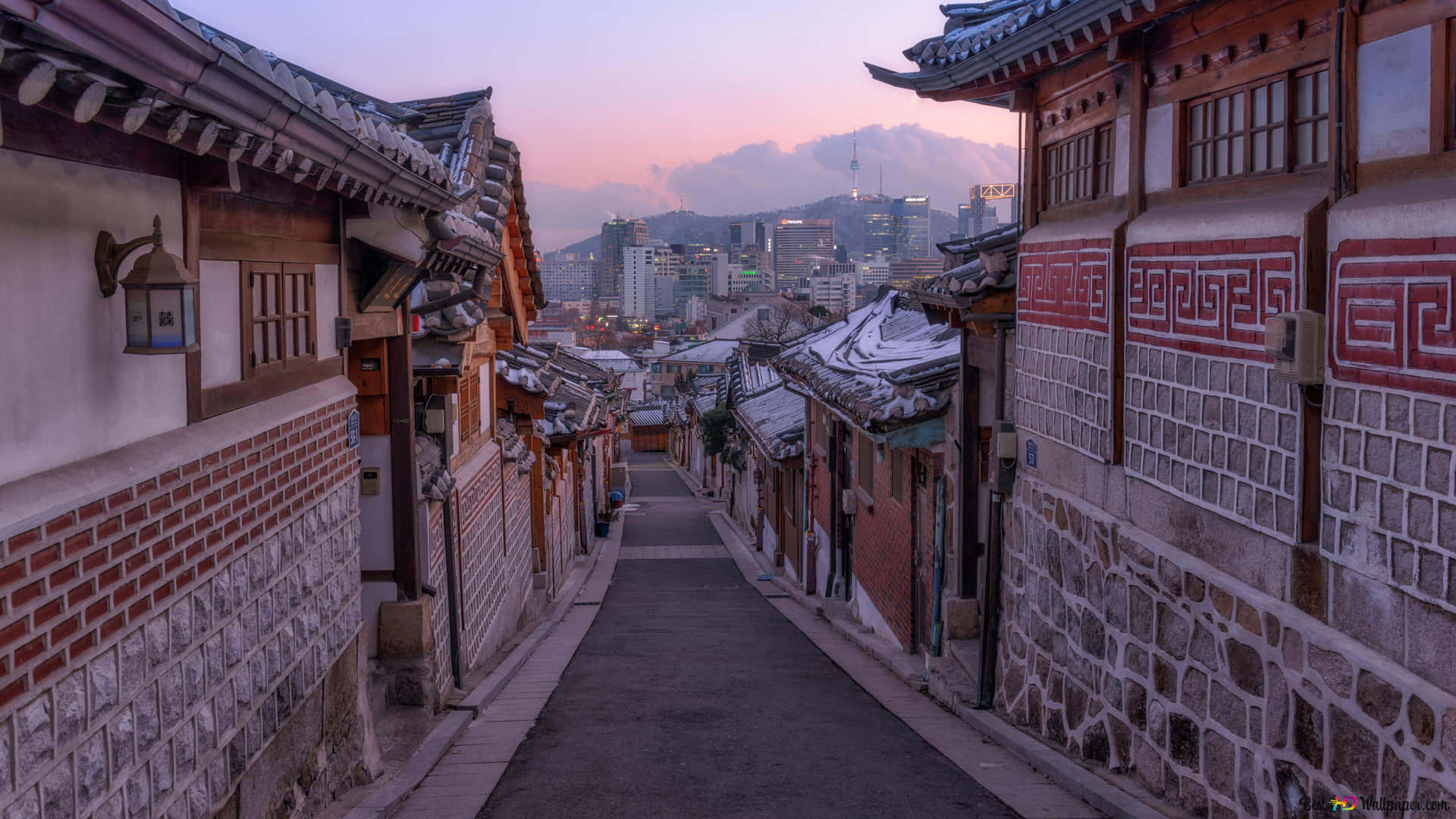 Impresionantepaisaje Urbano De Una Ciudad De Corea Del Sur