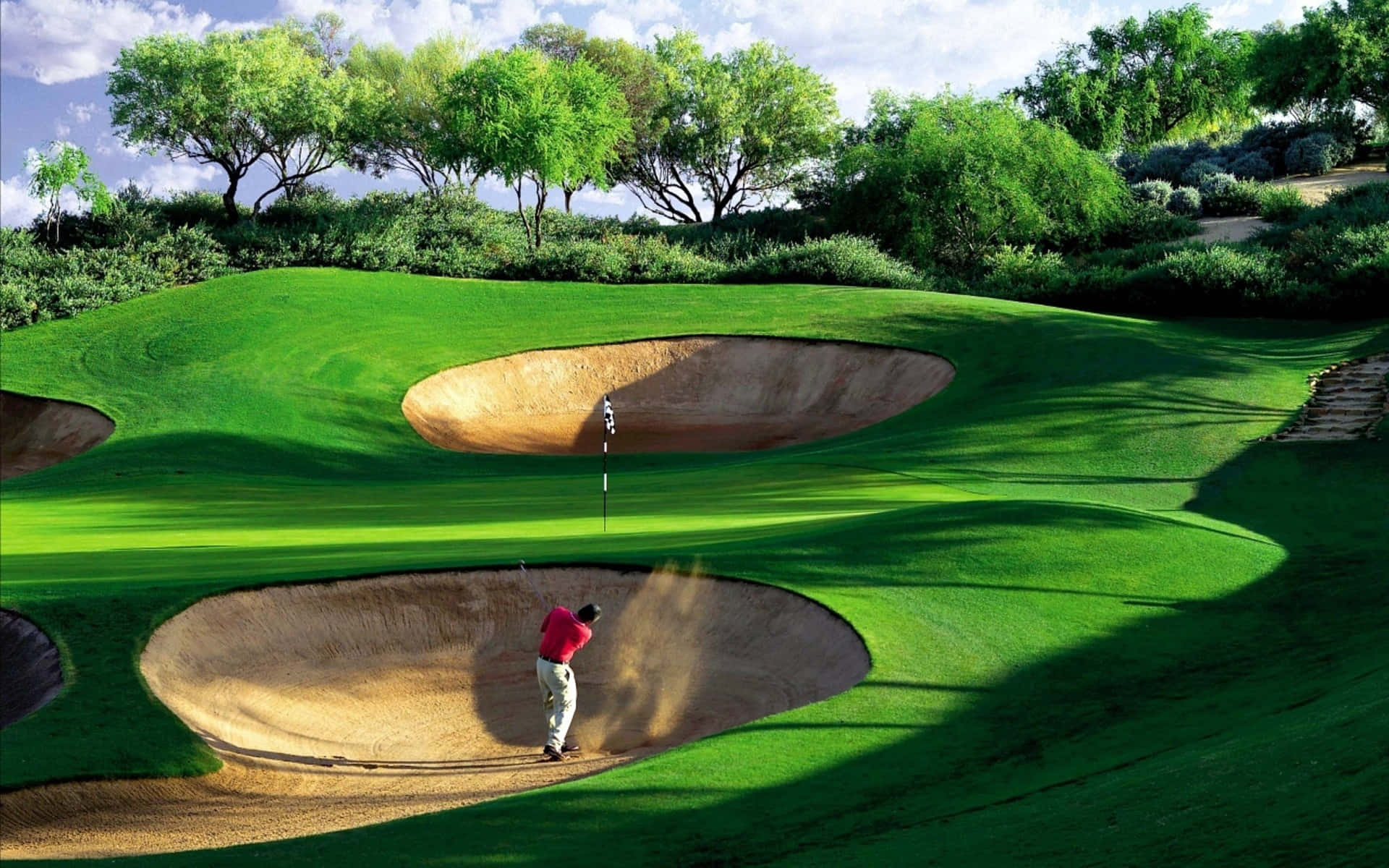 Impresionantespaisajes De Campos De Golf En 4k