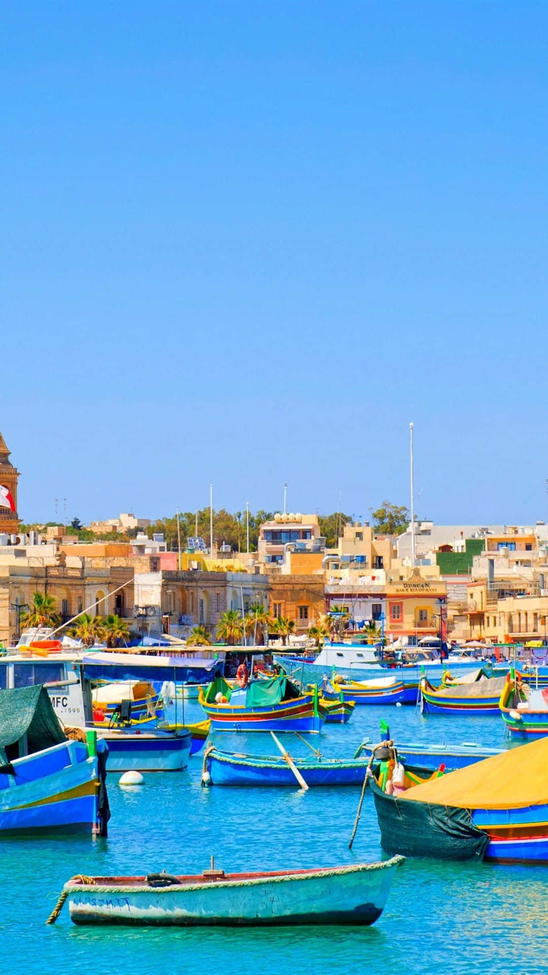Impresionantevista De Valletta, La Encantadora Ciudad Capital De Malta.