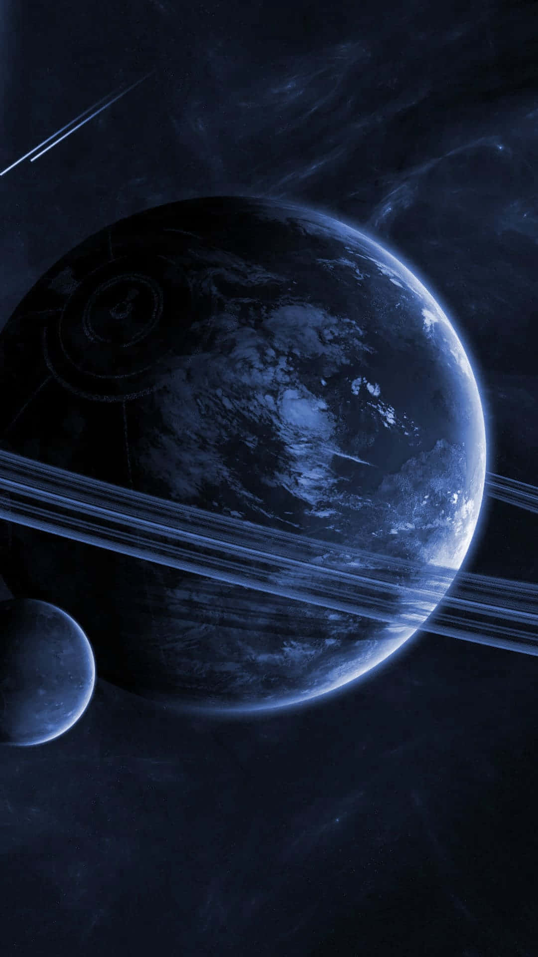 Impresionantevista Del Planeta Saturno