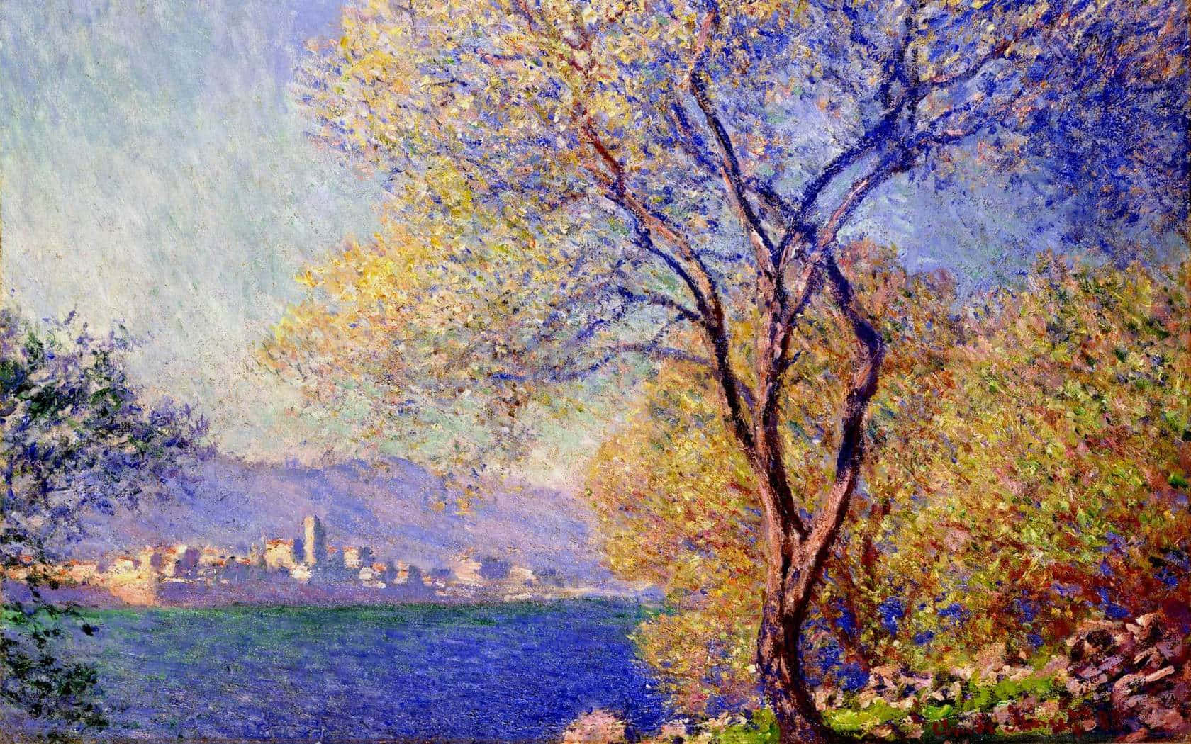 A Stunning Impressionist Landscape Painting Wallpaper
