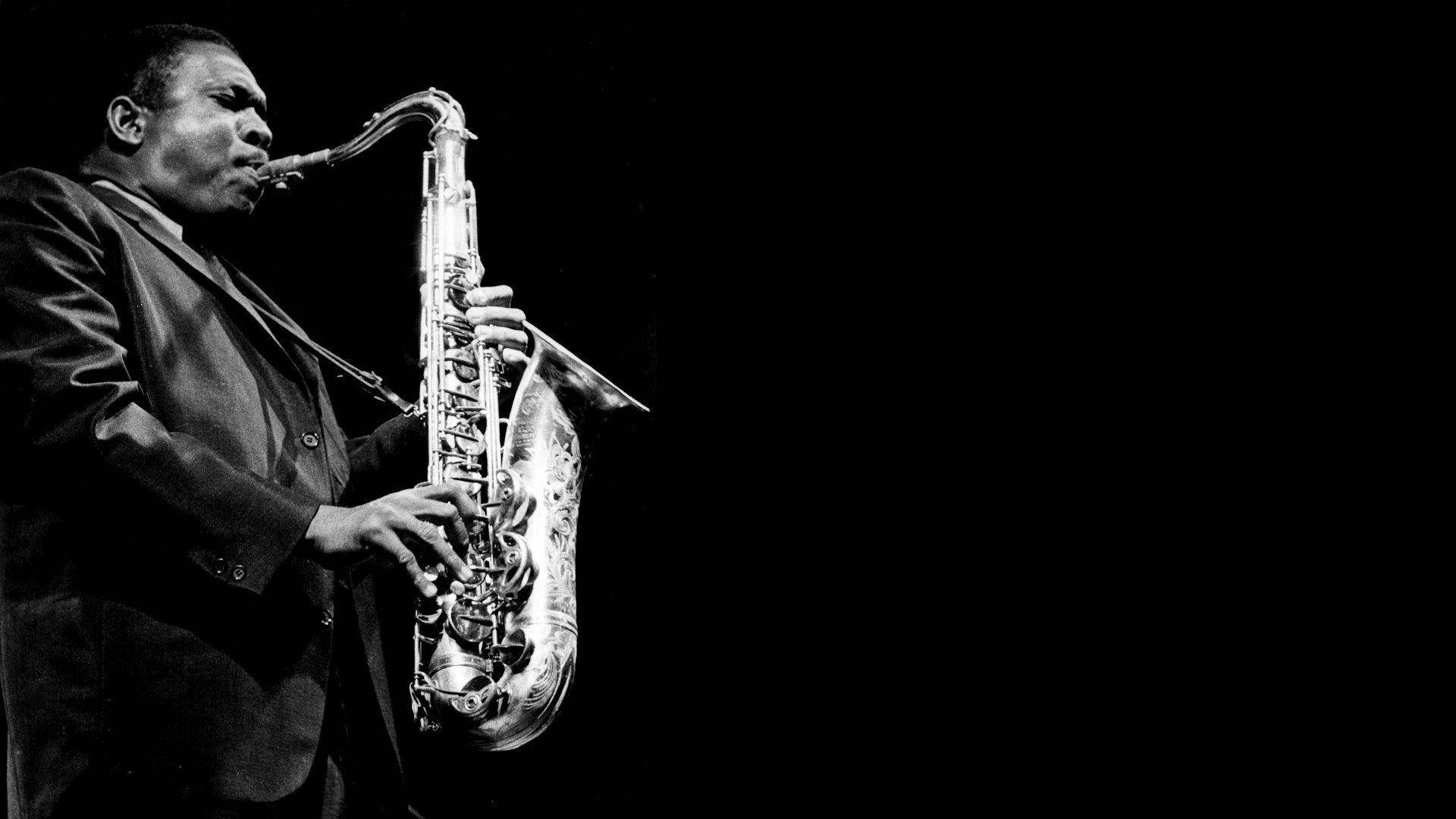 Beeindruckenderamerikanischer Jazzmusiker John Coltrane Wallpaper