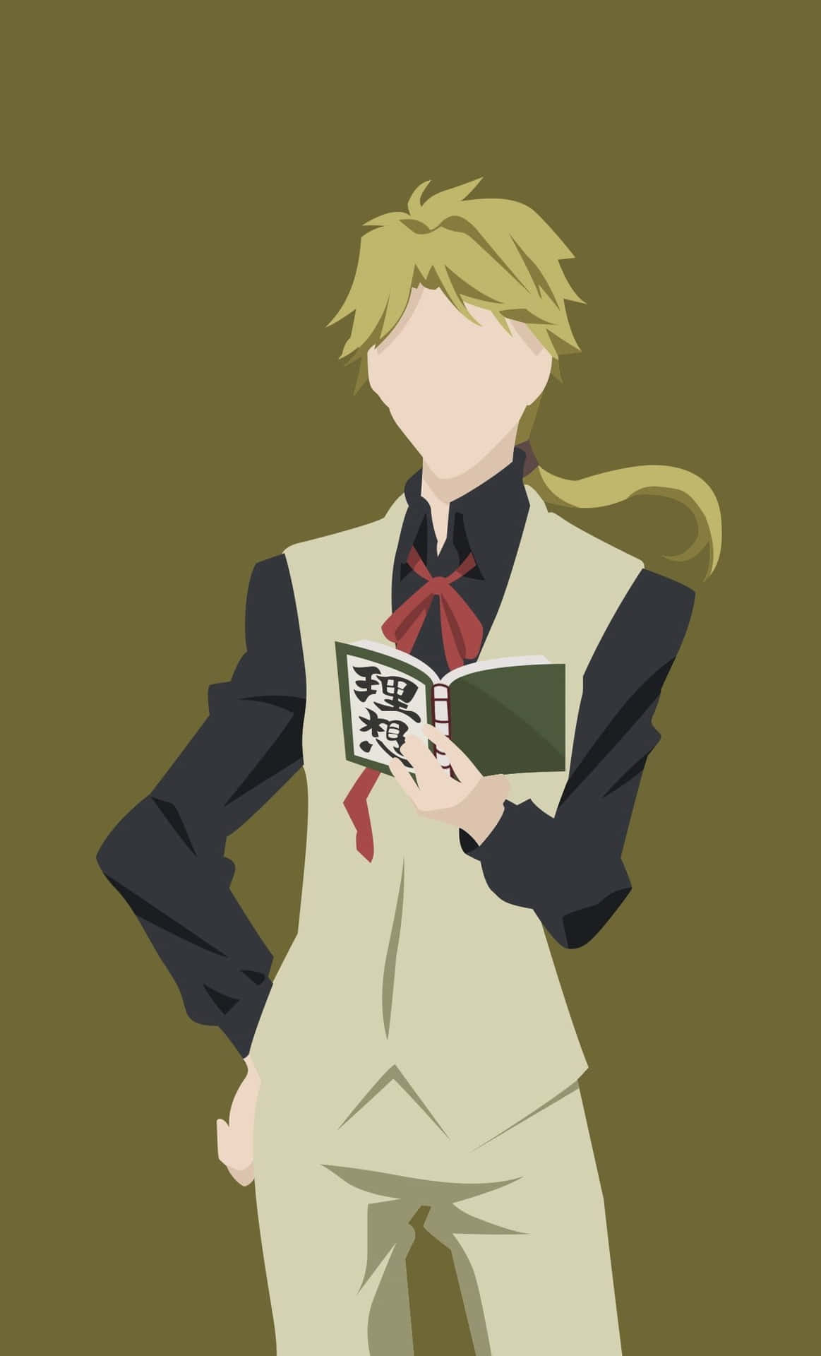 Impressive Illustrated Portrait Of Kunikida Doppo Wallpaper