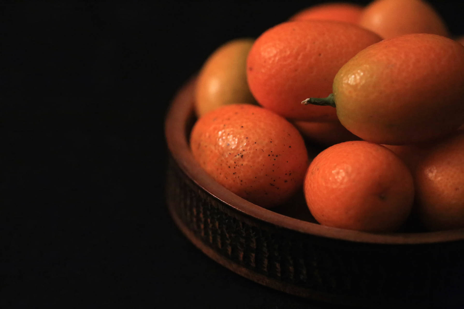 Overraskende Kumquat Frugter stadig liv skud Wallpaper