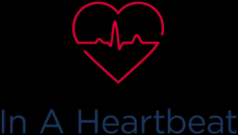 In A Heartbeat Logo PNG