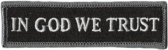 In God We Trust Patch PNG