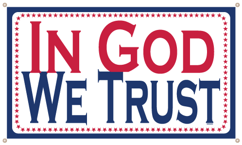 In God We Trust Signage PNG