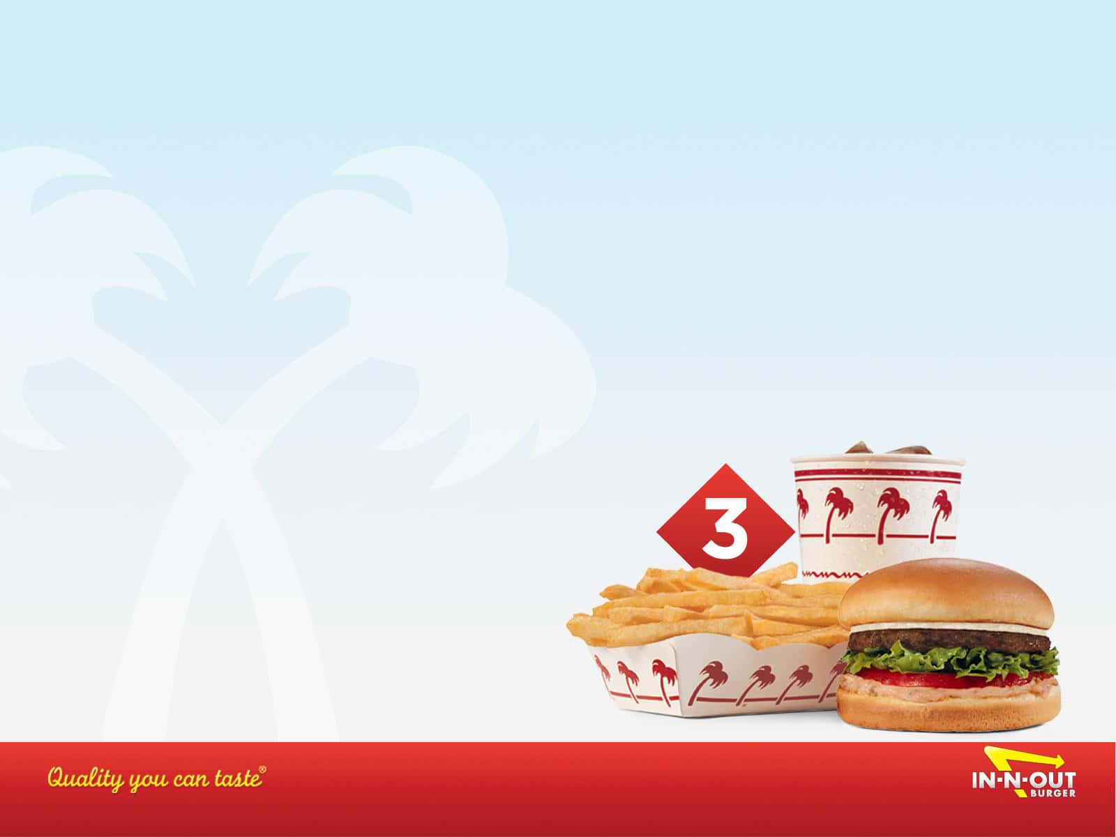 Nydlækre Burgere Med In-n-out. Wallpaper