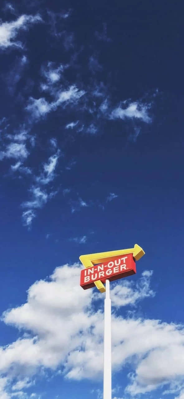 "Satisfy Your Cravings with In N Out" Wallpaper