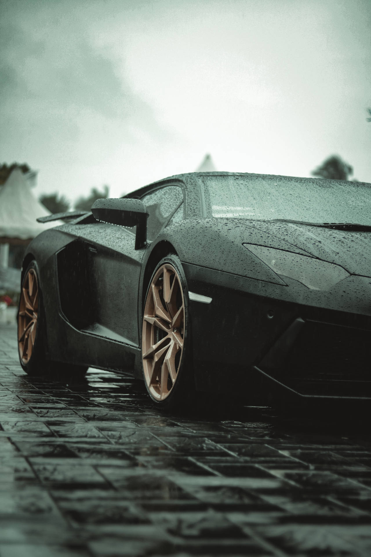 In Rain Lamborghini Galaxy