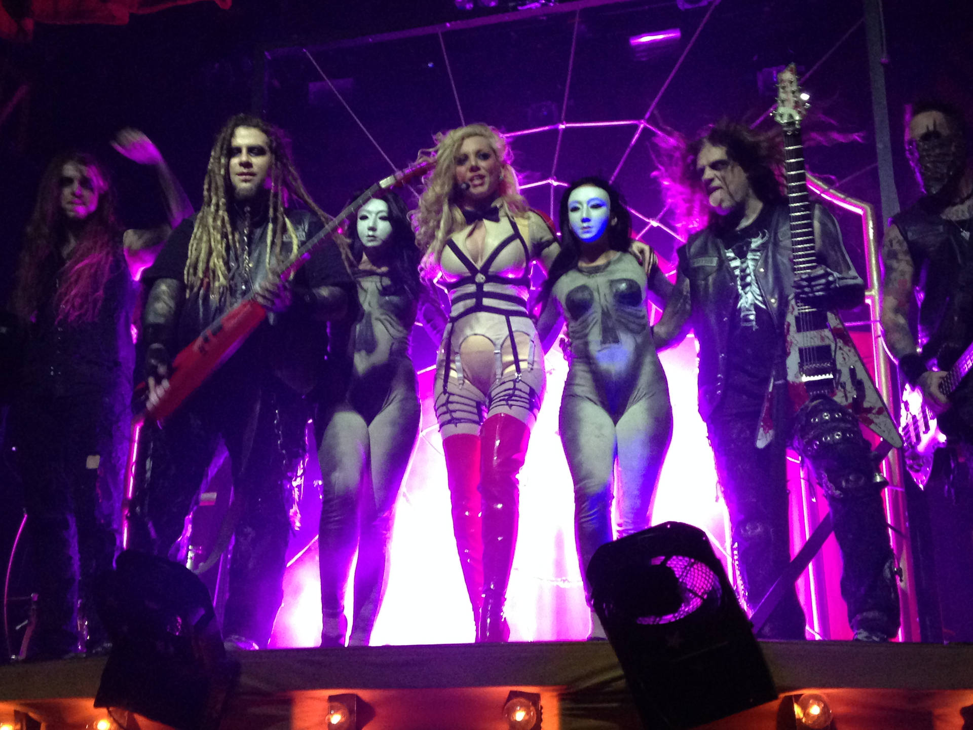 In This Moment Black Widow Tour Wallpaper