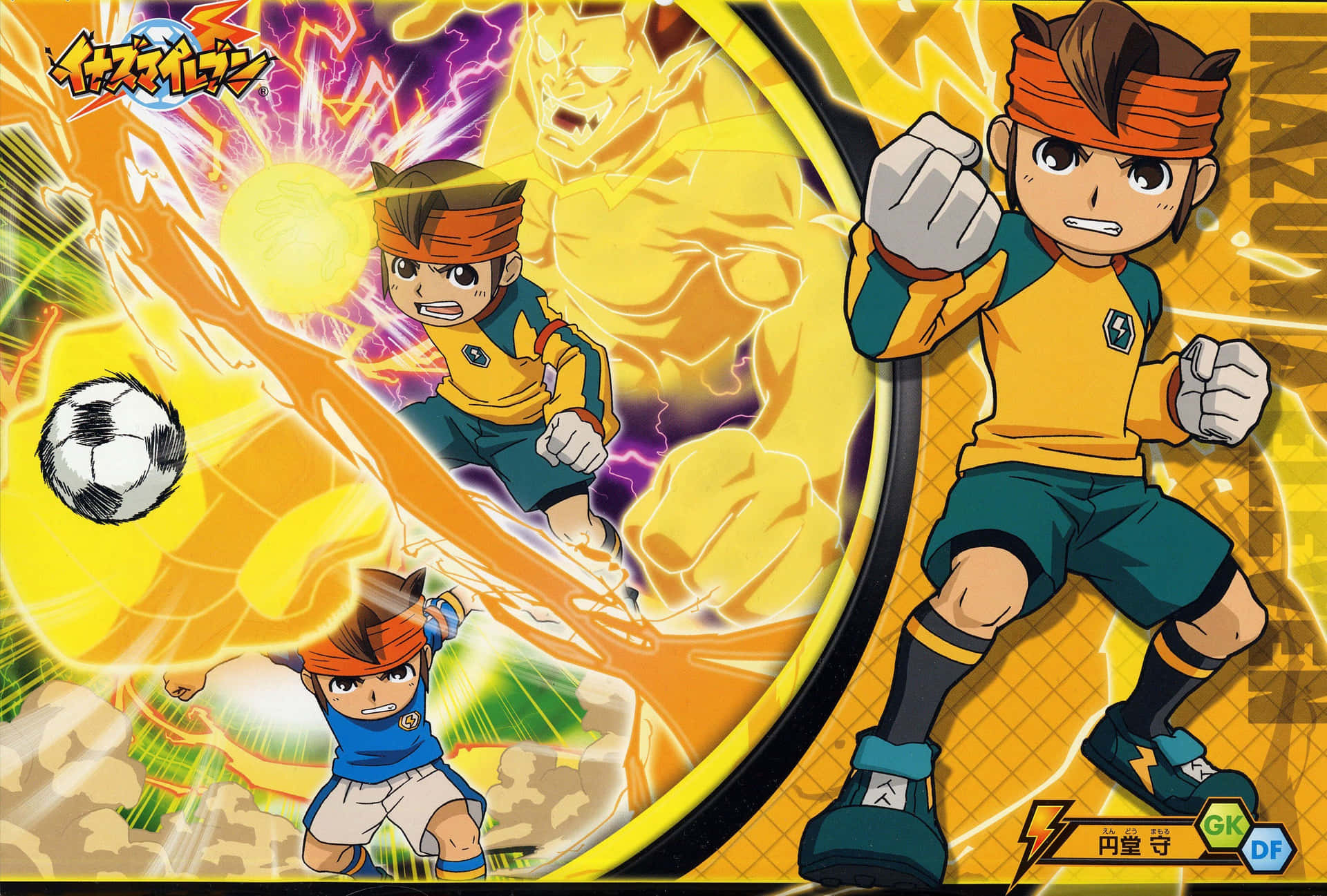 Inazuma Eleven Anime Voetbalactie Achtergrond