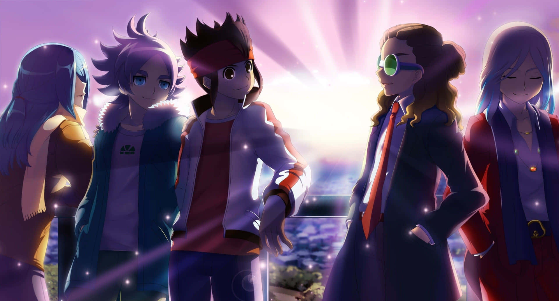 Inazuma Eleven Personages Dusk Achtergrond Achtergrond