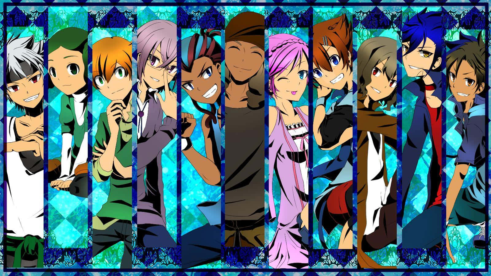Inazuma Eleven Characters Panorama Wallpaper