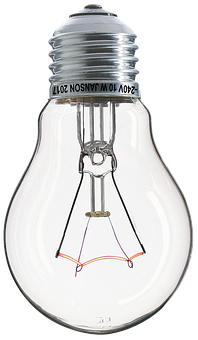 Incandescent Bulb Close Up PNG