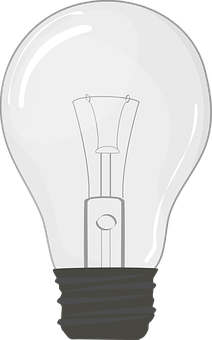 Incandescent Bulb Illustration PNG