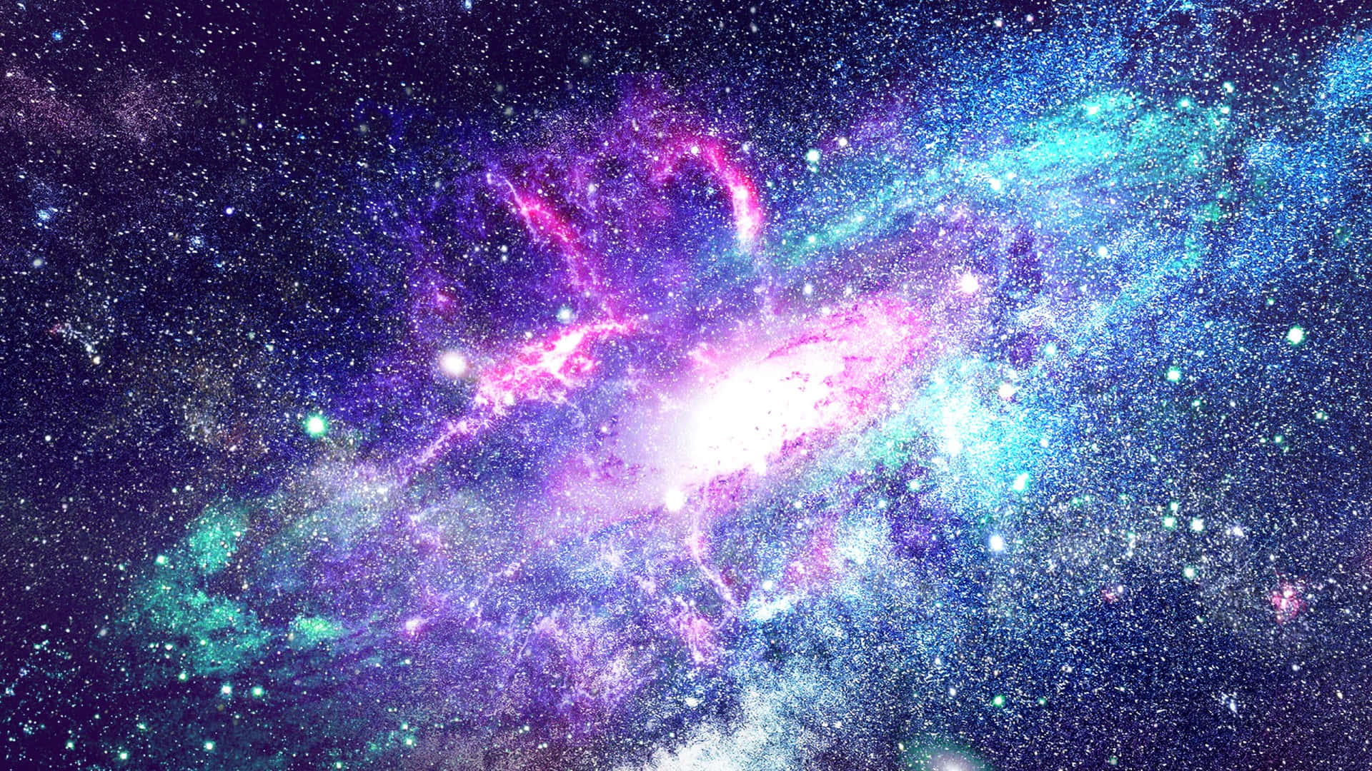 Incandescent Galaxy Wallpaper