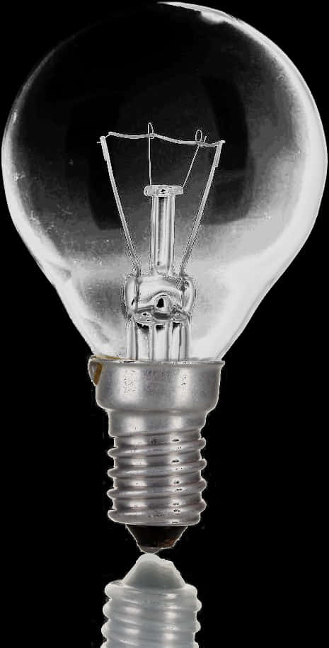 Incandescent Light Bulb Close Up PNG