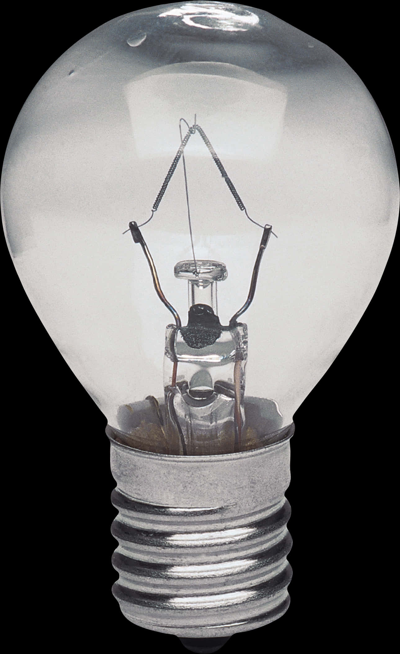 Incandescent Light Bulb Closeup PNG