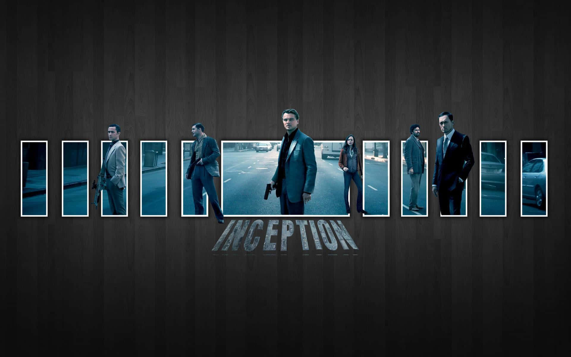Inception Movie Characters Panorama Wallpaper
