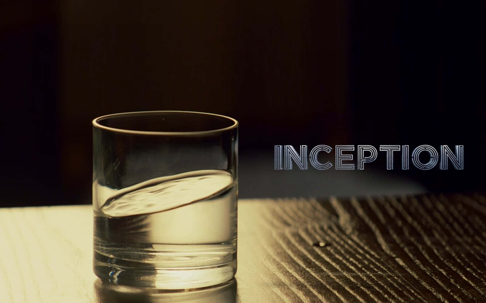 Inception Movie Water Glass Wallpaper