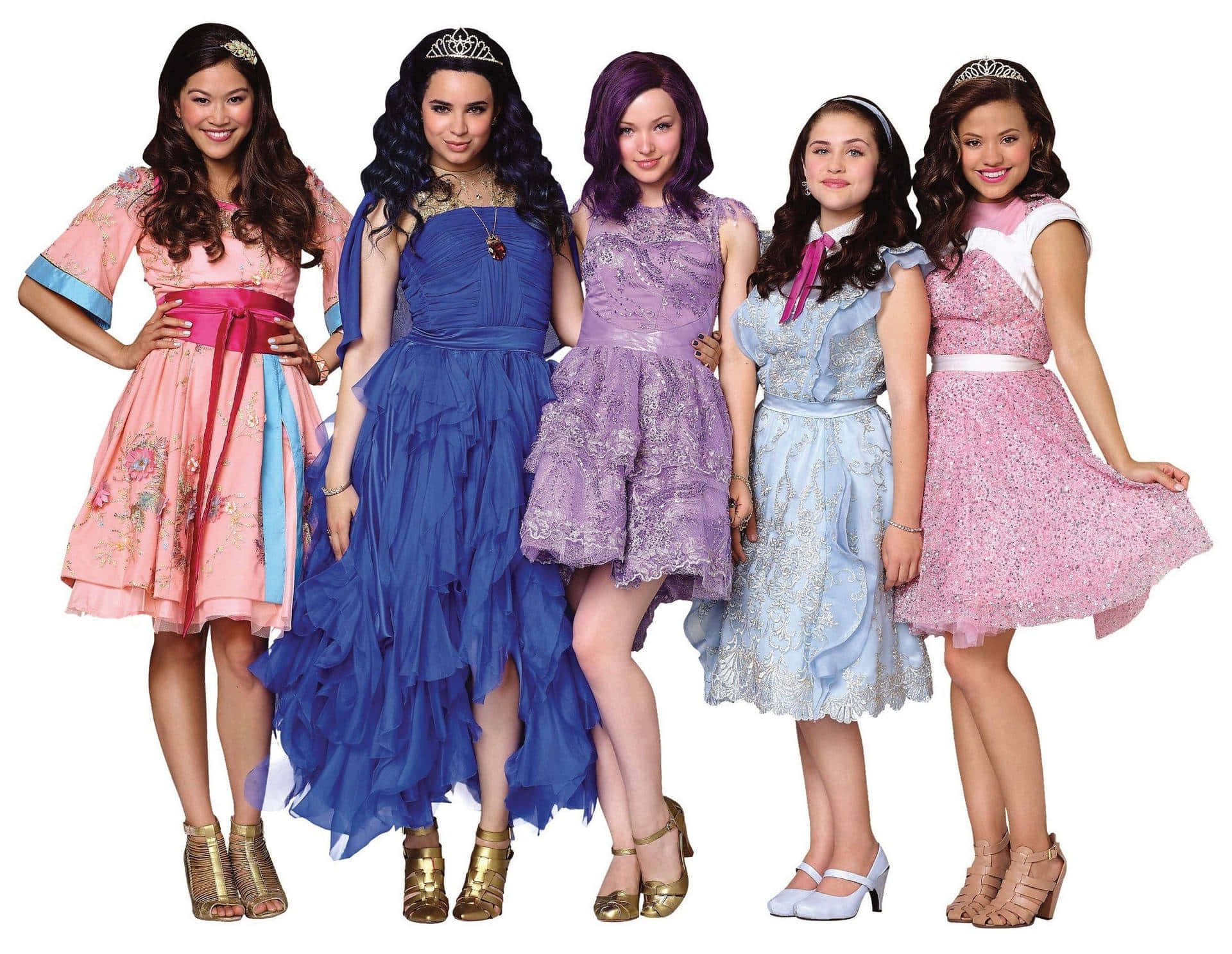 Incontrai Disney Descendants: Mal, Evie, Jay, E Carlos