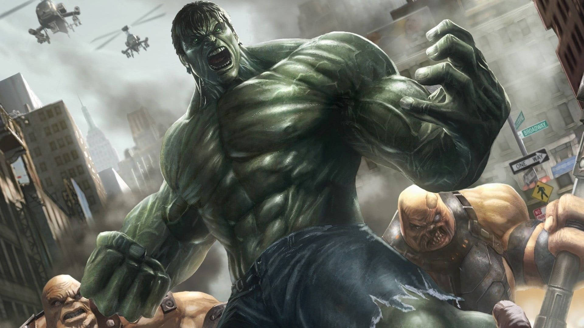 Incredible Hulk And Monsters Background