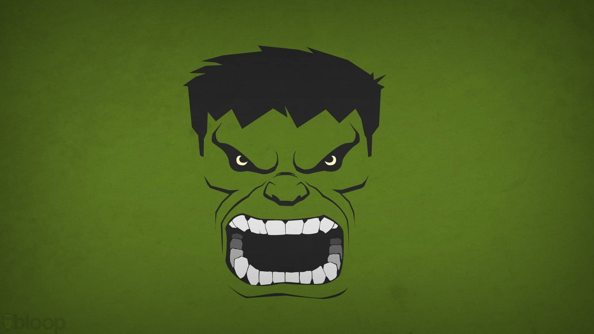 Incredible Hulk Angry Face Background