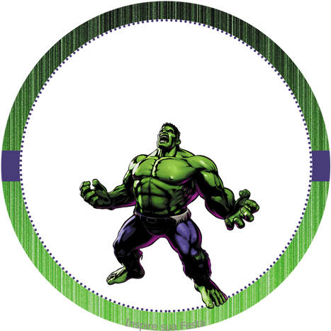 Incredible Hulk Circle Logo PNG