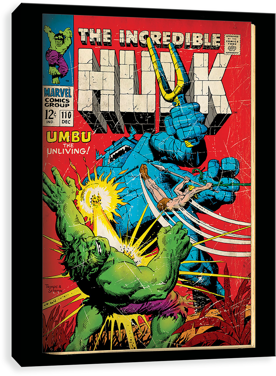 Incredible Hulk Comic Cover Art PNG