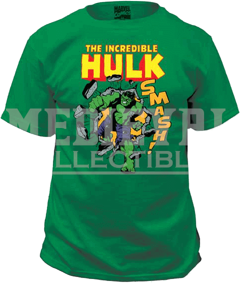 Incredible Hulk Comic T Shirt Design PNG