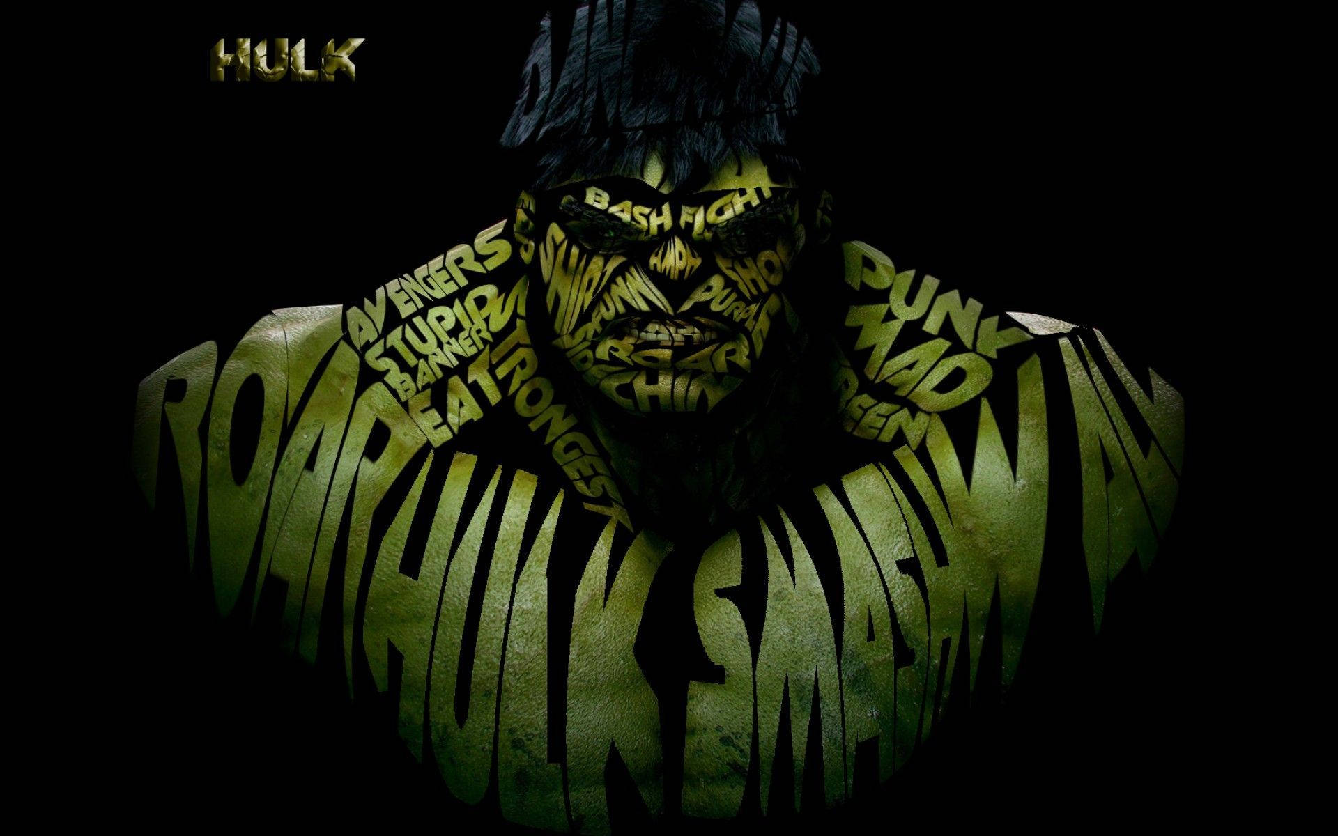 Incredible Hulk Famous Catchphrases Background