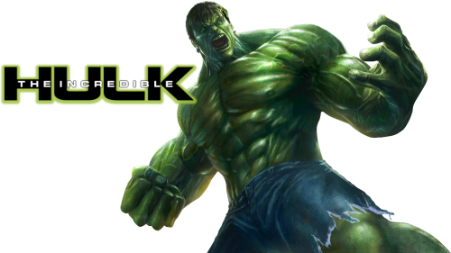 Incredible Hulk Logoand Character PNG