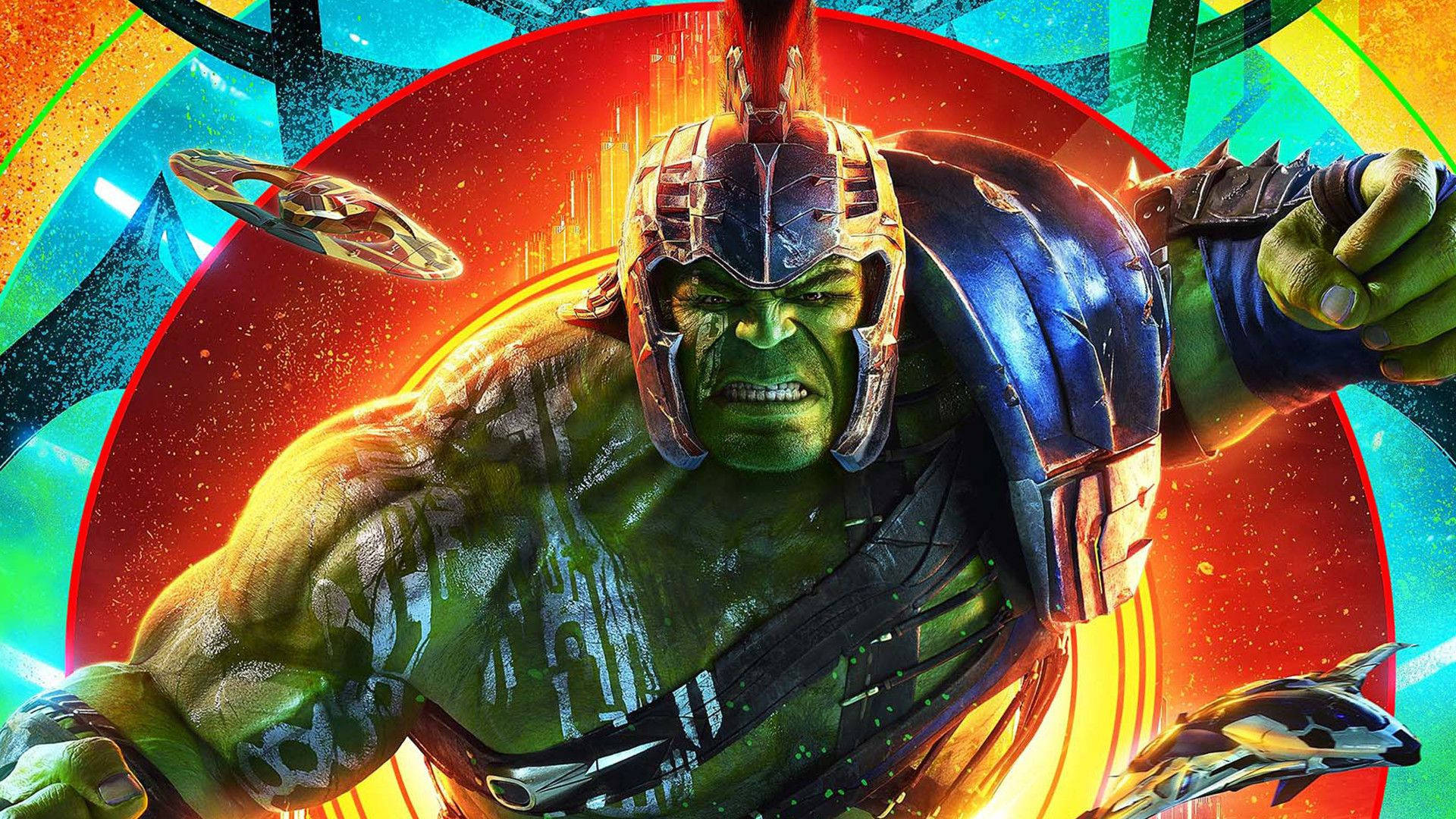 Incredible Hulk Thor Ragnarok Armor Background