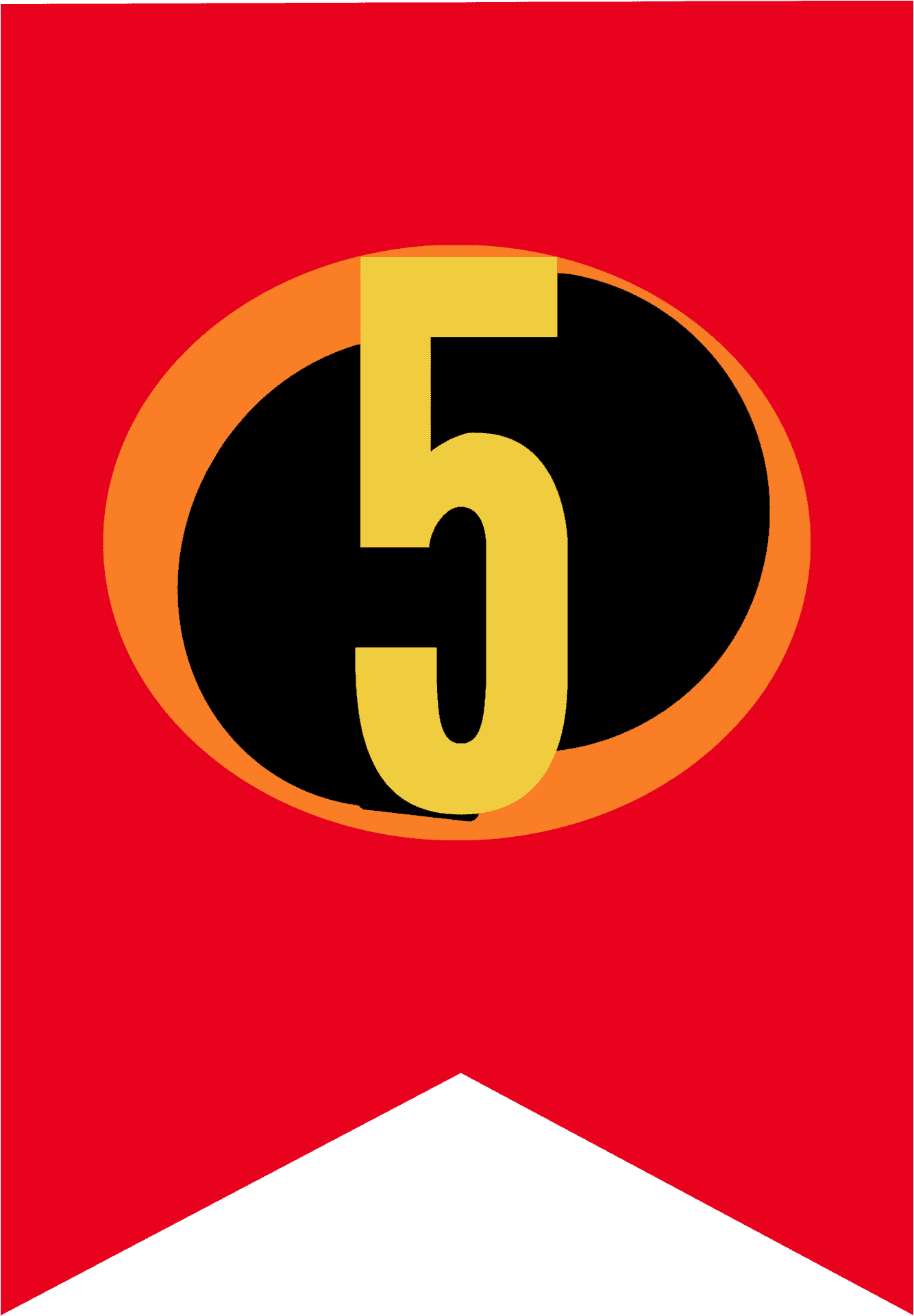 Incredibles Number5 Logo PNG