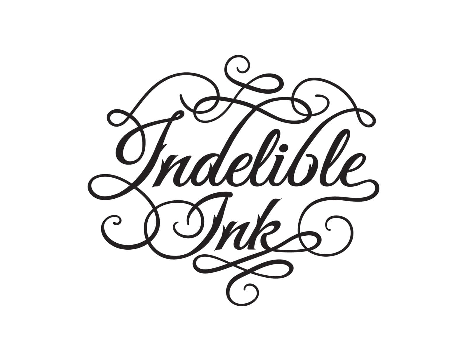 Indelible Ink Font Wallpaper