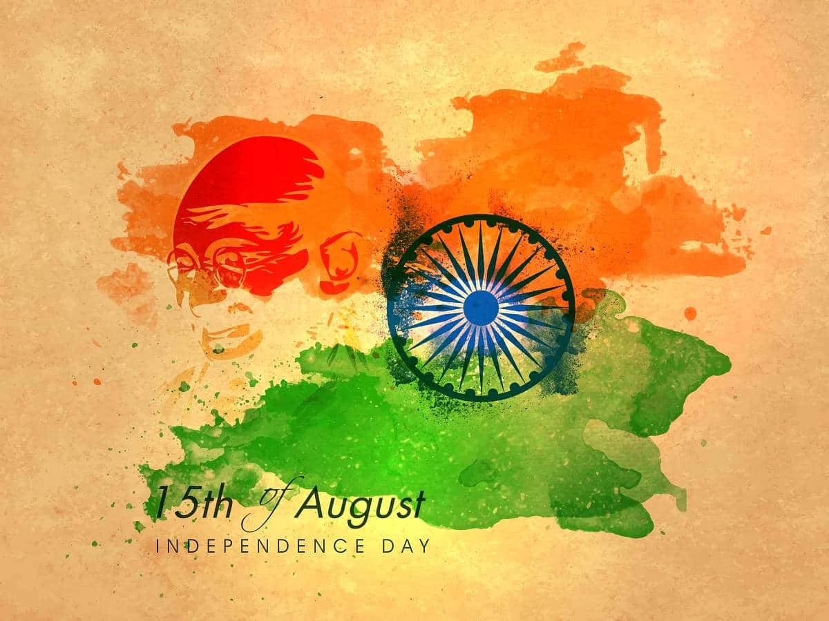Feiernsie Den Unabhängigkeitstag Mit Patriotischem Stolz