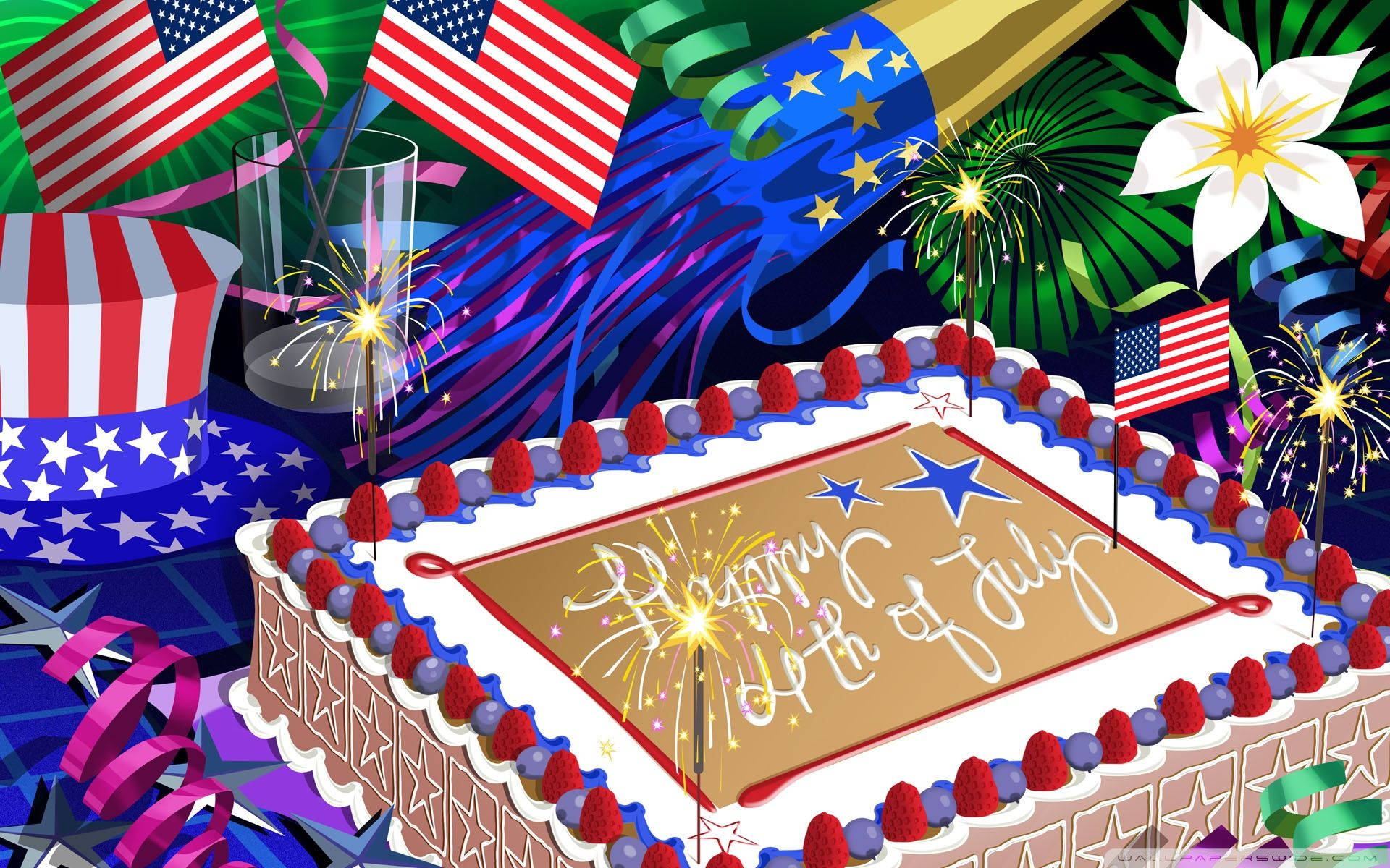 Independence Day Cake Celebration