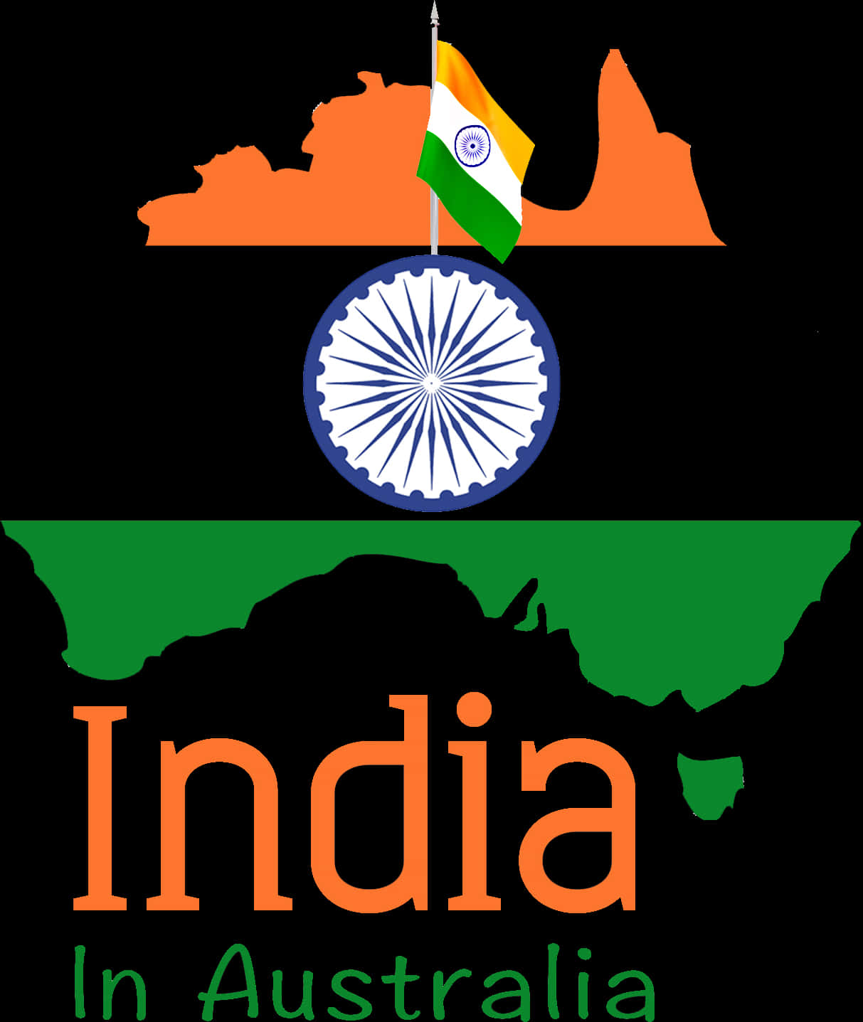 India Flag Representation Australia PNG