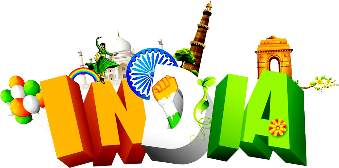 India Independence Day Celebration Graphic PNG