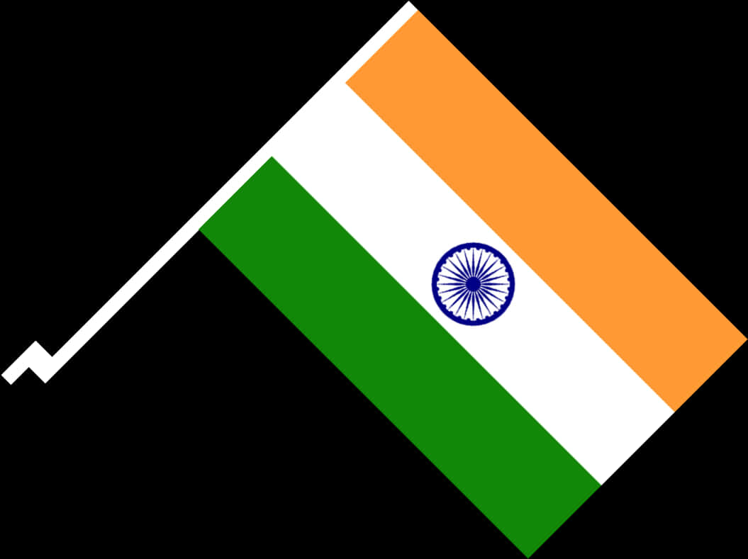 India National Flagon Pole PNG