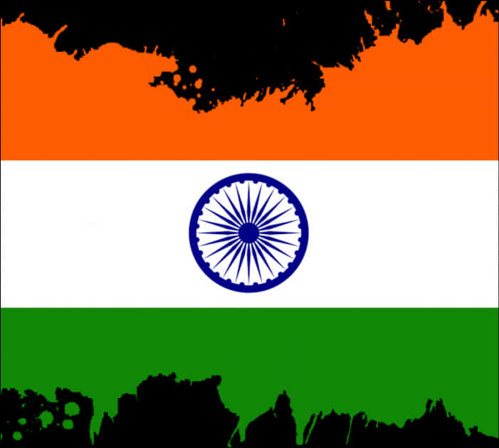 India_ Flag_ Artistic_ Representation.jpg PNG