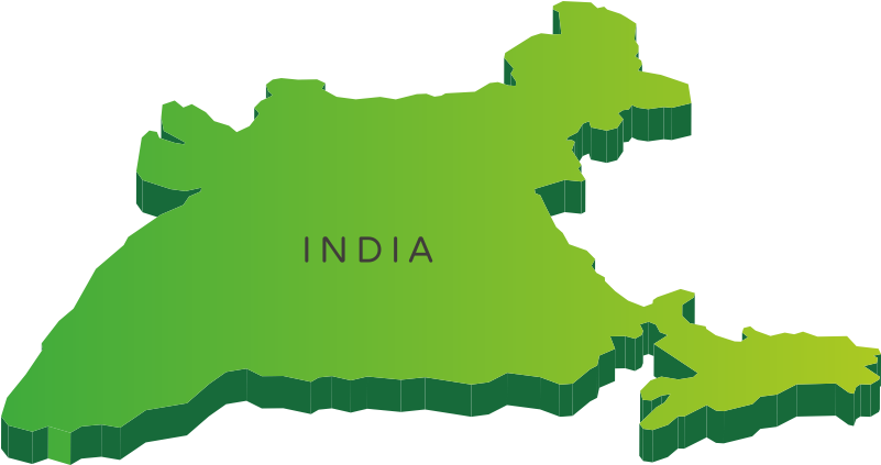 India_ Map_ Simplified_ Graphic PNG