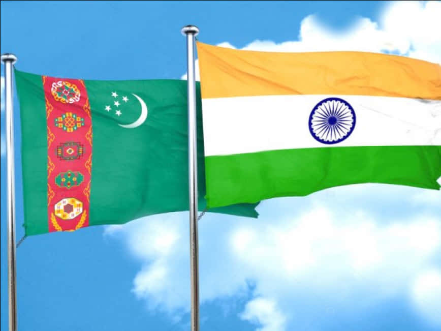Indiaand Another Country Flags PNG