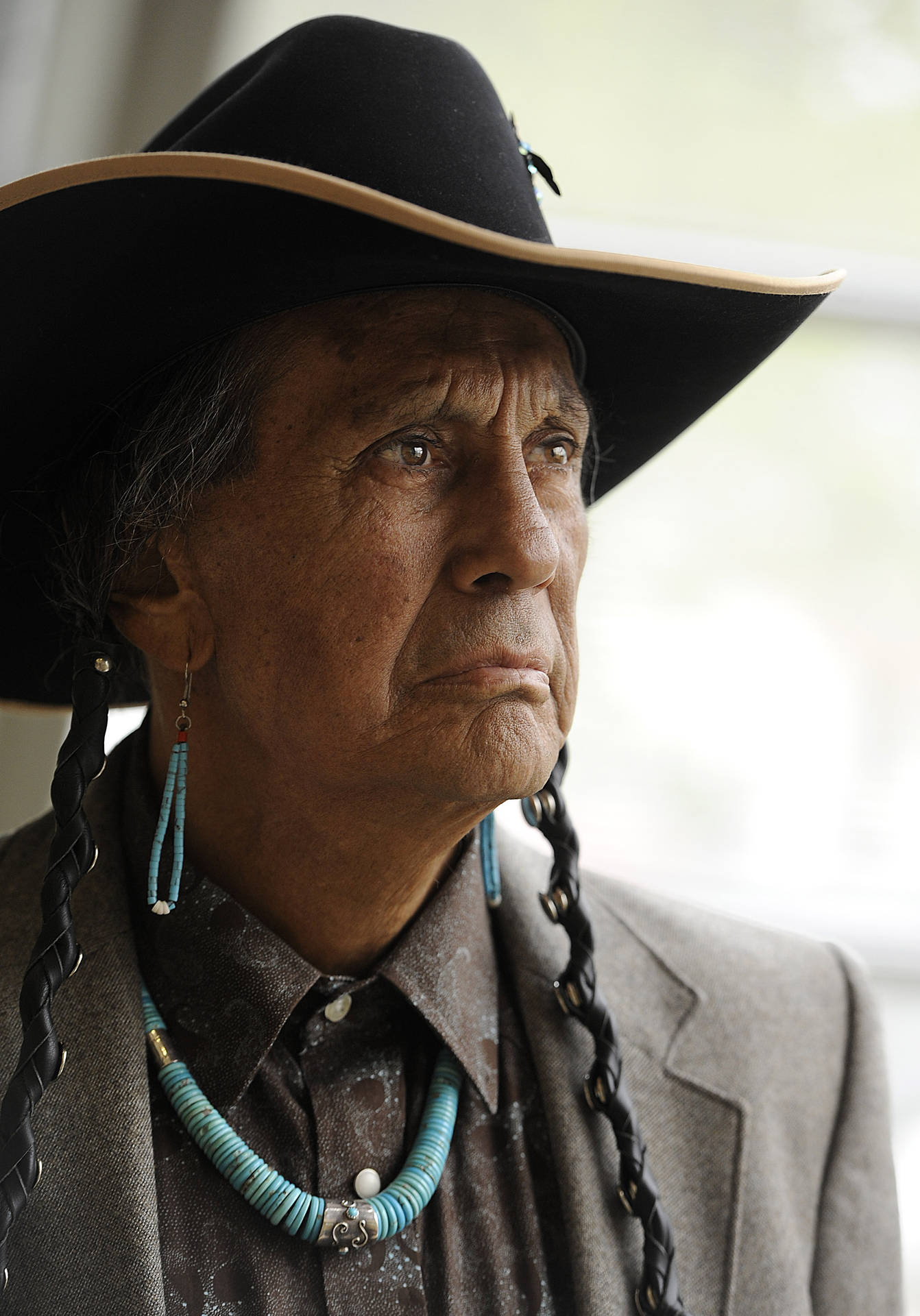 Indisk aktivist Russell Means Wallpaper