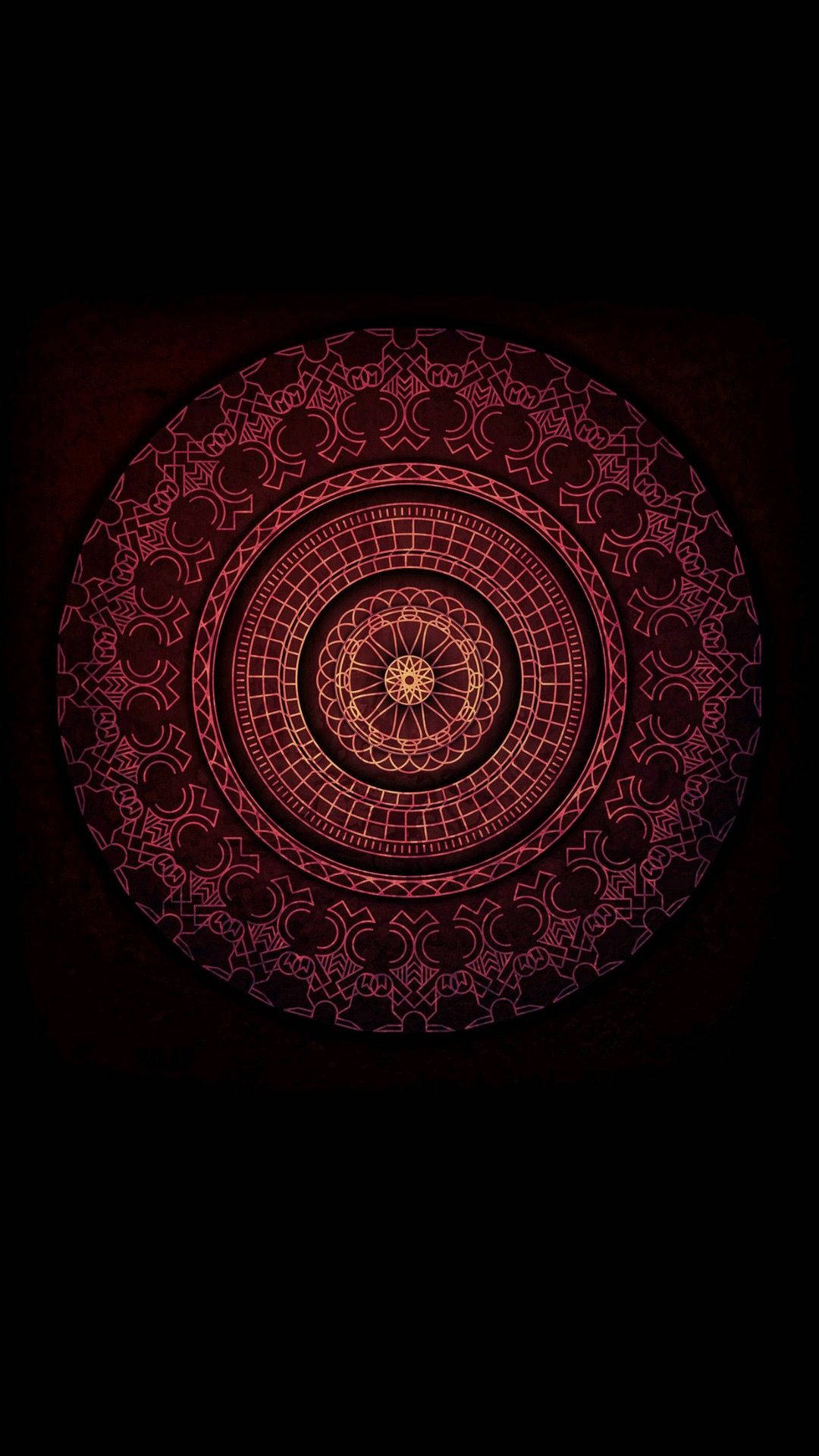 Indian Aesthetic Dark Mandala