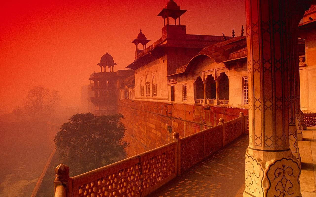 Indian Aesthetic Red Sky